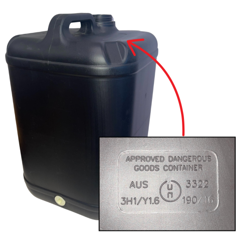 CB20LDGV - 20L Cube Natural/Black DG - No Cap (VIC ONLY) - Image 3