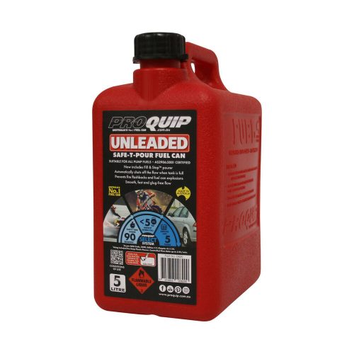FC5LRED - 5L Unleaded Fuel/Gas Fuel Can Red