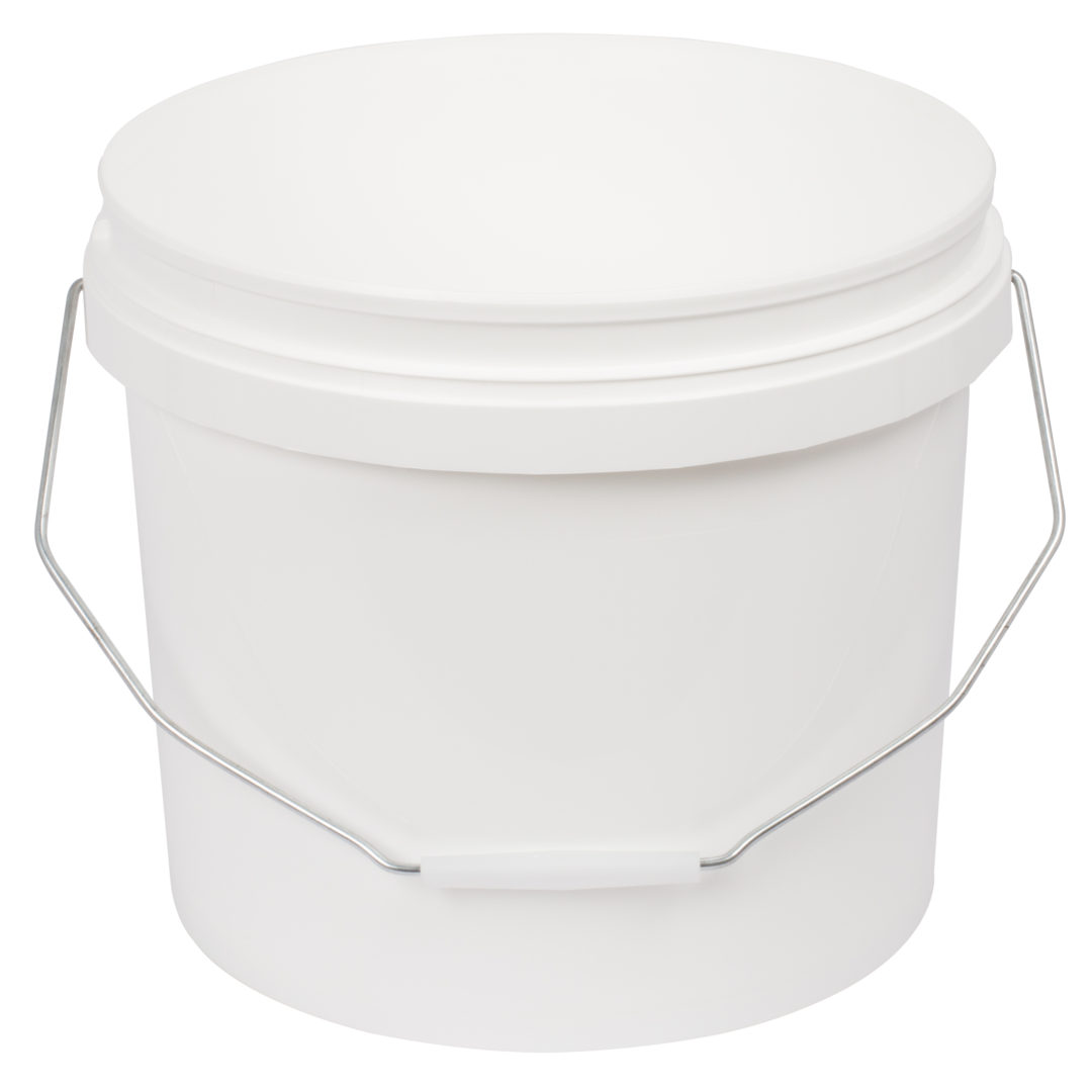 NCIP10LWH – 10L Pail White T/E Sleeved | People in Plastic