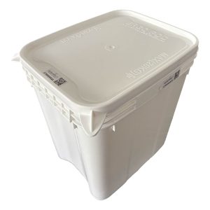 EP16LWH - 16L White Ergo Container & Lid