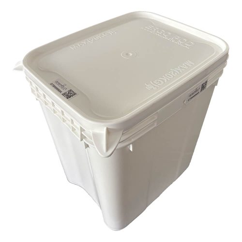 EP16LWH - 16L White Ergo Container & Lid