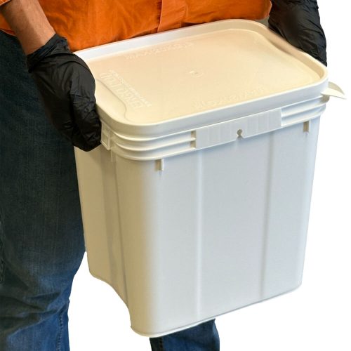 EP16LWH - 16L White Ergo Container & Lid - Image 3