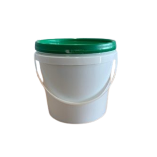 NCIP4LWH + NCIL4LZGRN 4L White Pail w/ Green Lid *QLD ONLY SPECIAL*
