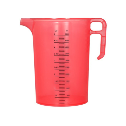 MJ5L Tinted - 5L Measuring Jug Blue/ Green/ Red/ Yellow - Image 3