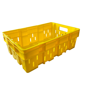32 Litre Crate Yellow 4 holes (VIC Only)